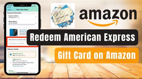 How To Use American Express Gift Card On Amazon